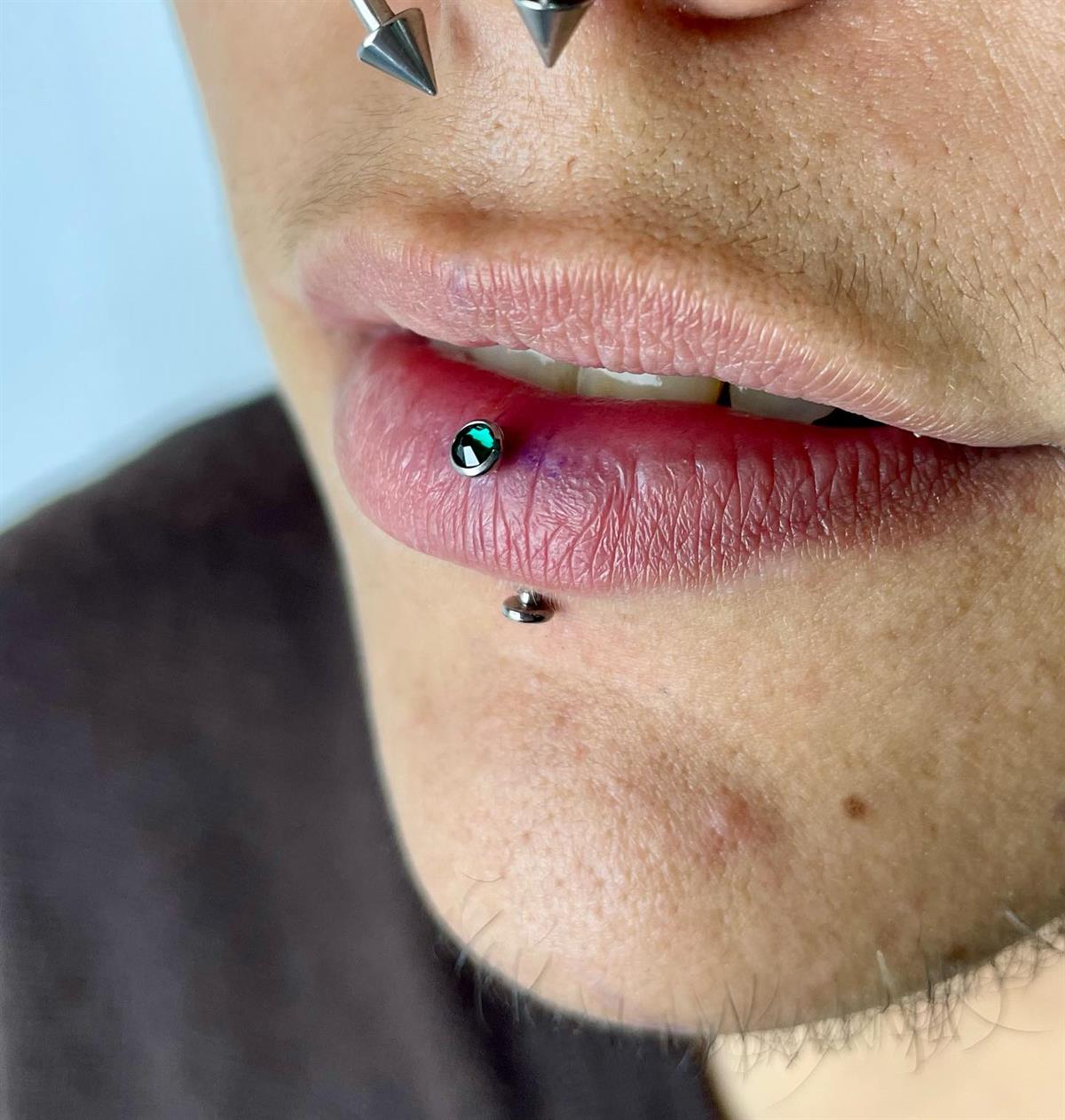 Piercing realizado en Mamba Tattoo Estudio